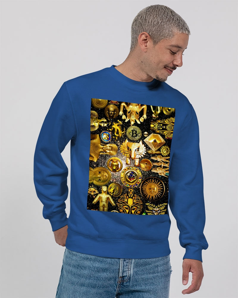 Ancient Abstrak Unisex Premium Crewneck Sweatshirt | Lane Seven