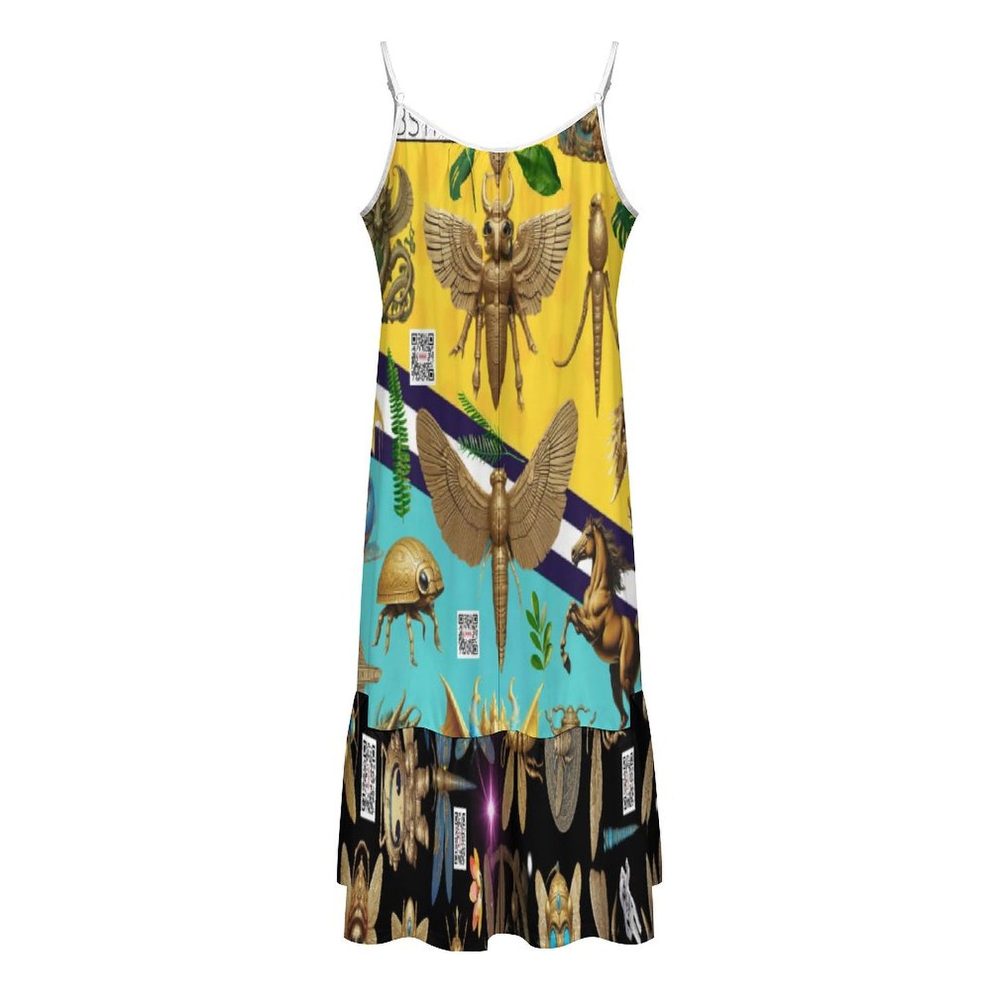 Spaghetti Strap Dress KQ (All-Over Printing)