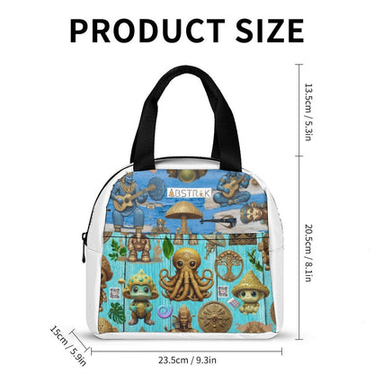 Insulated Lunch Bag with Pocket (All-Over Printing)