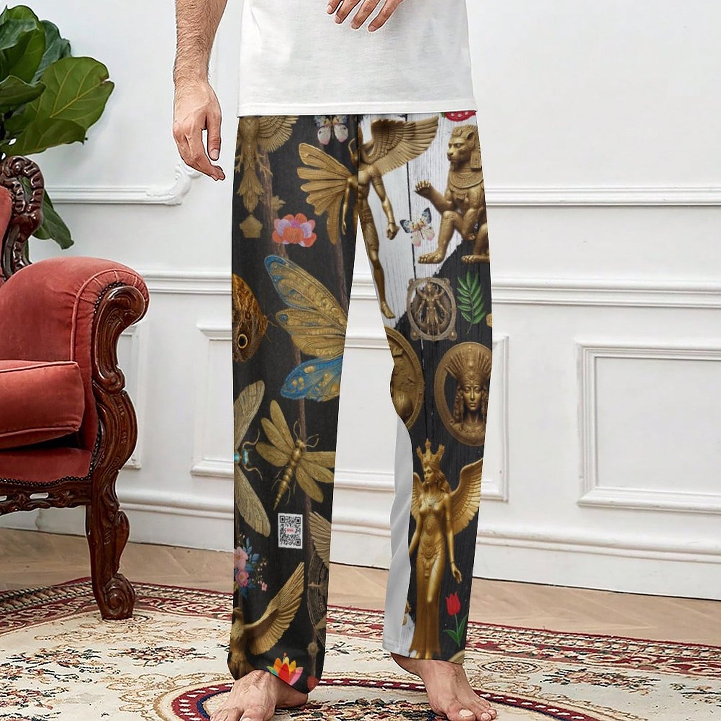 Men's Home Pajamas Pants EEP (All-Over Printing)