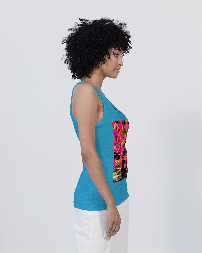 Trendy Abstrak Pattern Unisex Jersey Tank | Bella + Canvas