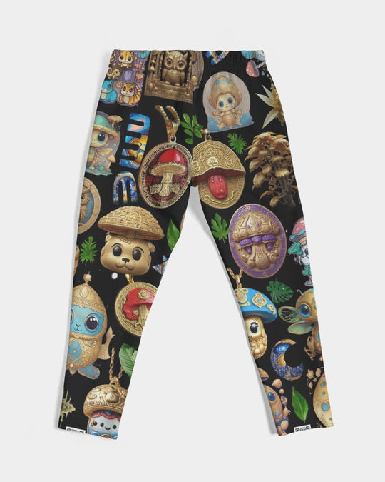 Mushroom Abstak Collection Men's All-Over Print Joggers