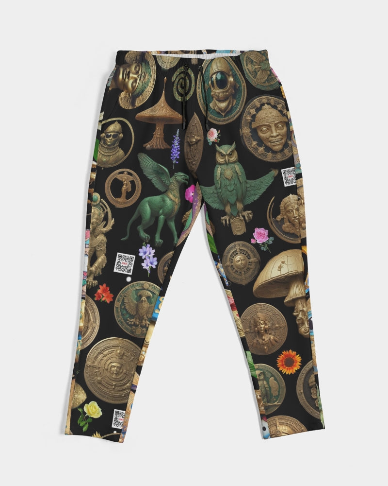 Mushroom Abstak Collection Men's All-Over Print Joggers