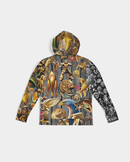 Illustration Abstrak Men's All-Over Print Hoodie