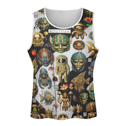 Men's Next Level Tank Top BKREV1 (All-Over Printing)