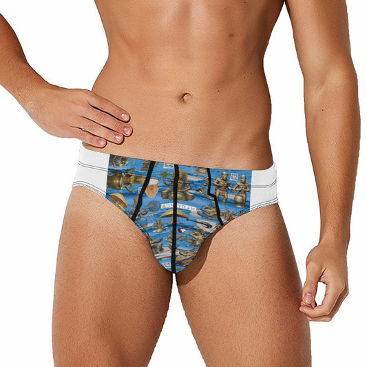 180gsm Milk Silk Men's Briefs K44 (All-Over Printing)