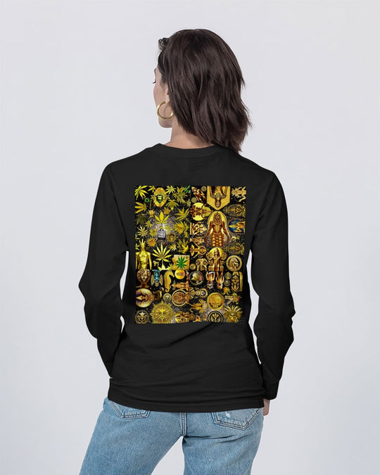 Ancient Abtsrak Unisex Long Sleeve Tee | Lane Seven