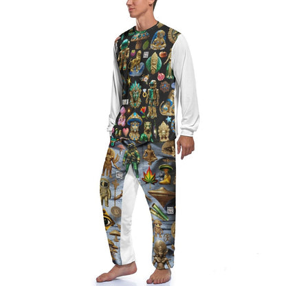 180gsm Men's Loungewear Set JJ1201 (All-Over Printing)