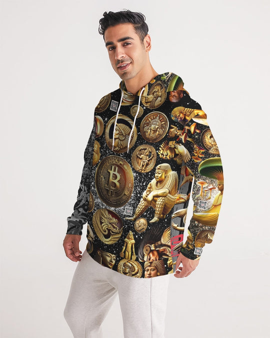 Illustration Abstrak Men's All-Over Print Hoodie