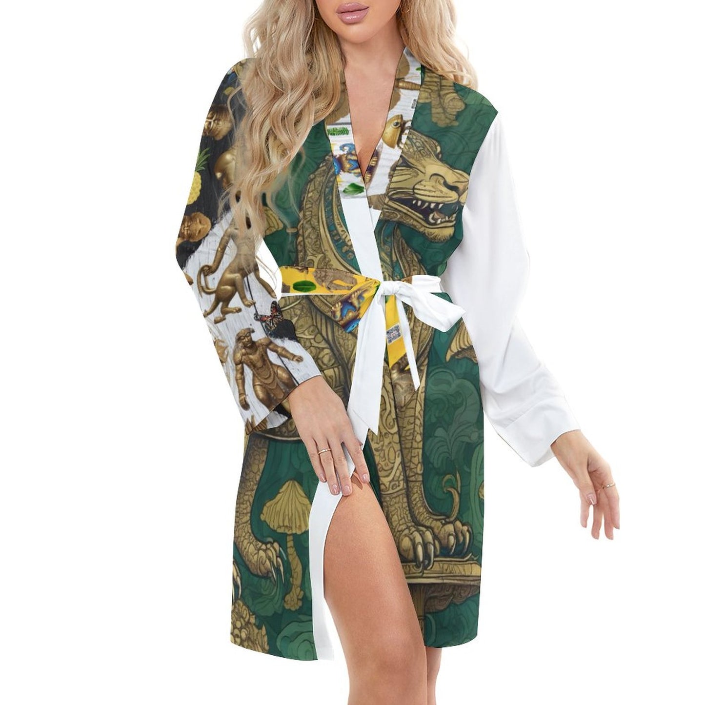 Long Sleeve Nightdress ASWQ (All-Over Printing)