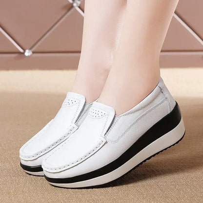 Women Flats Platform Shoes Print Hollow Sandals  Spring Summer Casual Walking Shoes Designer New Wedge Breathable Sneakers