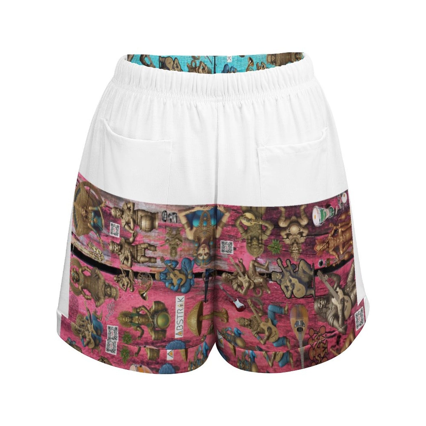 Loose High Waisted Shorts HP (All-Over Printing)