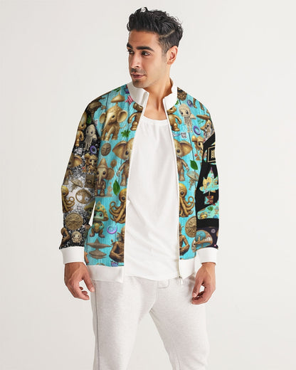 Elephant Collection Men's All-Over Print Track Jacket