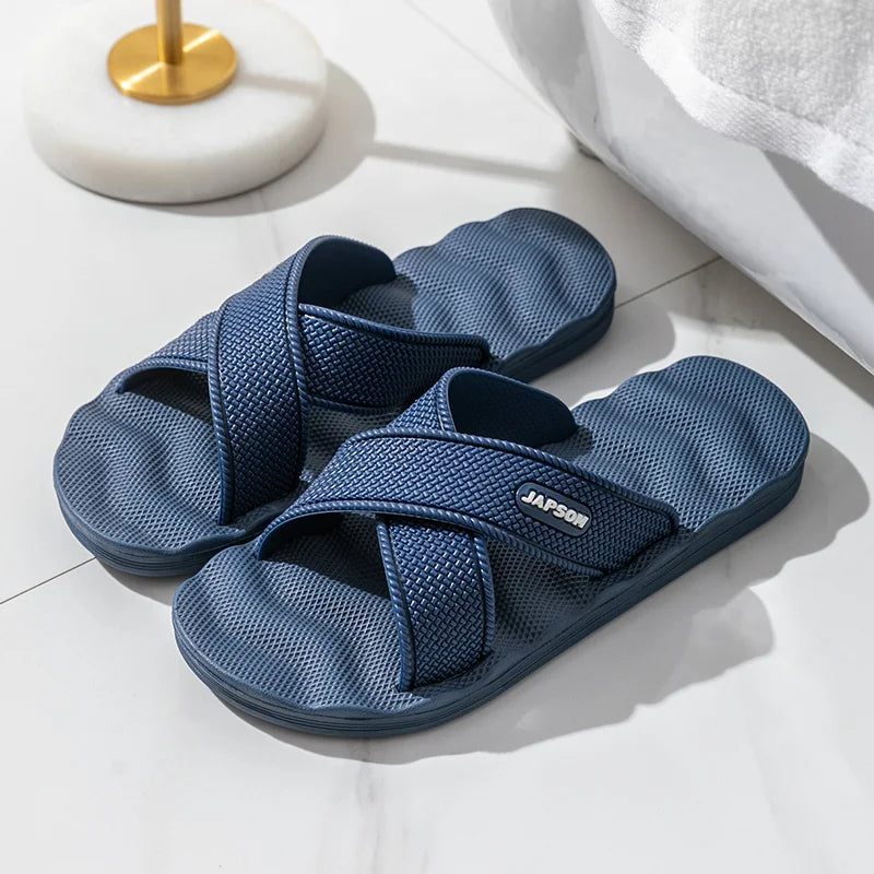 Summer Men Women Home Slippers Soft Indoor House Shoes Slides Guest Shoes Sleepers Slipers Bathroom Room Bedroom