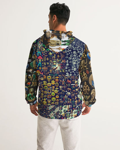 Abstraknyc Men's All-Over Print Windbreaker