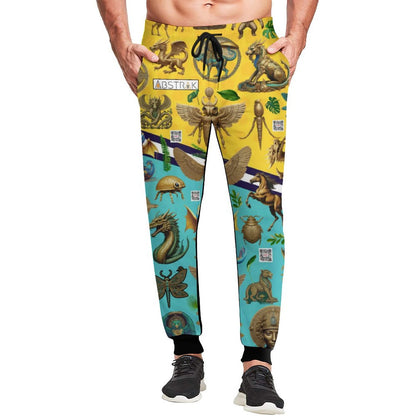 Men's Printed Sweatpants (Front All-Over Printing)