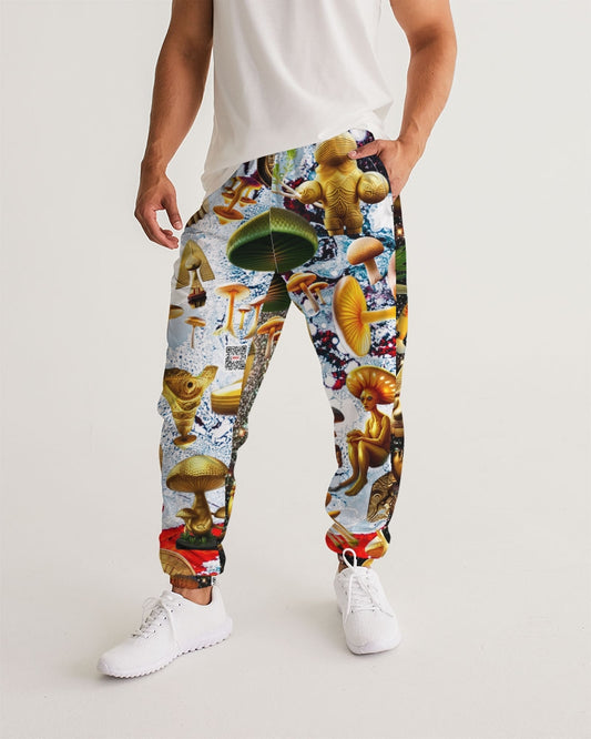 Illustration Abstrak Men's All-Over Print Track Pants