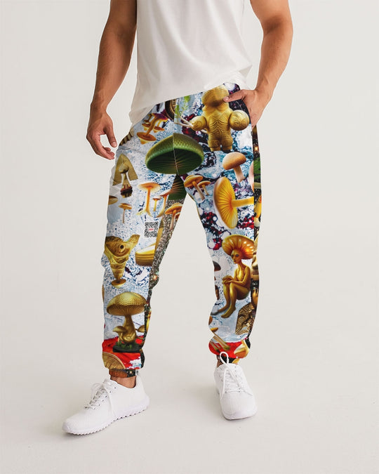 Illustration Abstrak Men's All-Over Print Track Pants