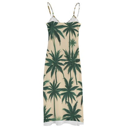 Ankle-length Slip Dress BDQ (All-Over Printing)