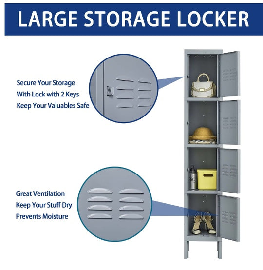 Metal Lockers With Locks