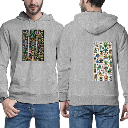 DTG 255gsm Men's Hoodie with Pouch (Dual-sided Printing)