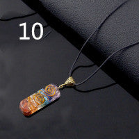 Gravel Seven Chakra Spirit Pendant