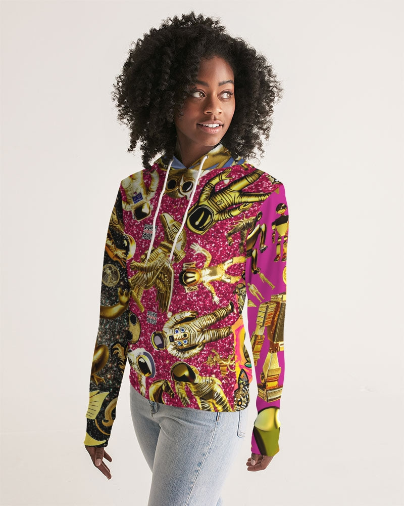 Robotic Abstrak Women's All-Over Print Hoodie