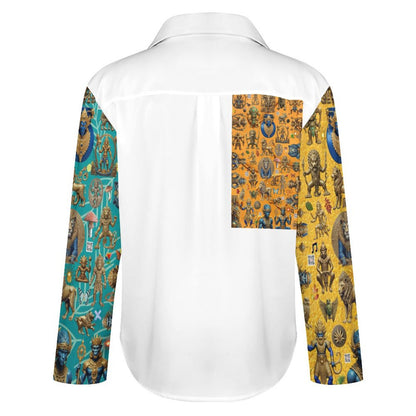 Women's Irregular Shirt B648 (All-Over Printing)