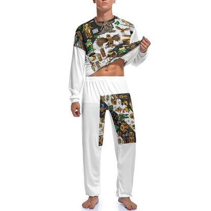 180gsm Men's Loungewear Set JJ1201 (All-Over Printing)