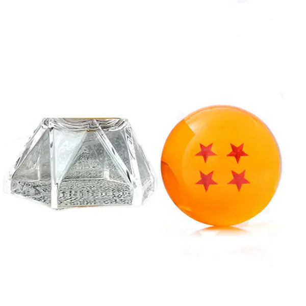 4.3 5.7 Cm Dragon Ball Z Crystal Ball Anime Figure 1 2 3 4 5 6 7 Star Dragon Balls with Stand Collectible Desktop Decoration Toy