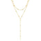 Fashion Long Necklace Simple Geometric Tassel Round Beads Clavicle Necklace