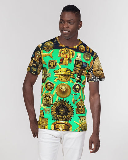 Evil Eye Abtrak Men's All-Over Print Pocket Tee