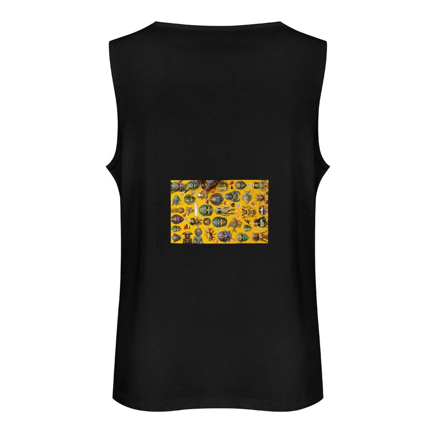 DTF 160gsm Men's Cotton Tank Top BX (Dual-sided Printing)