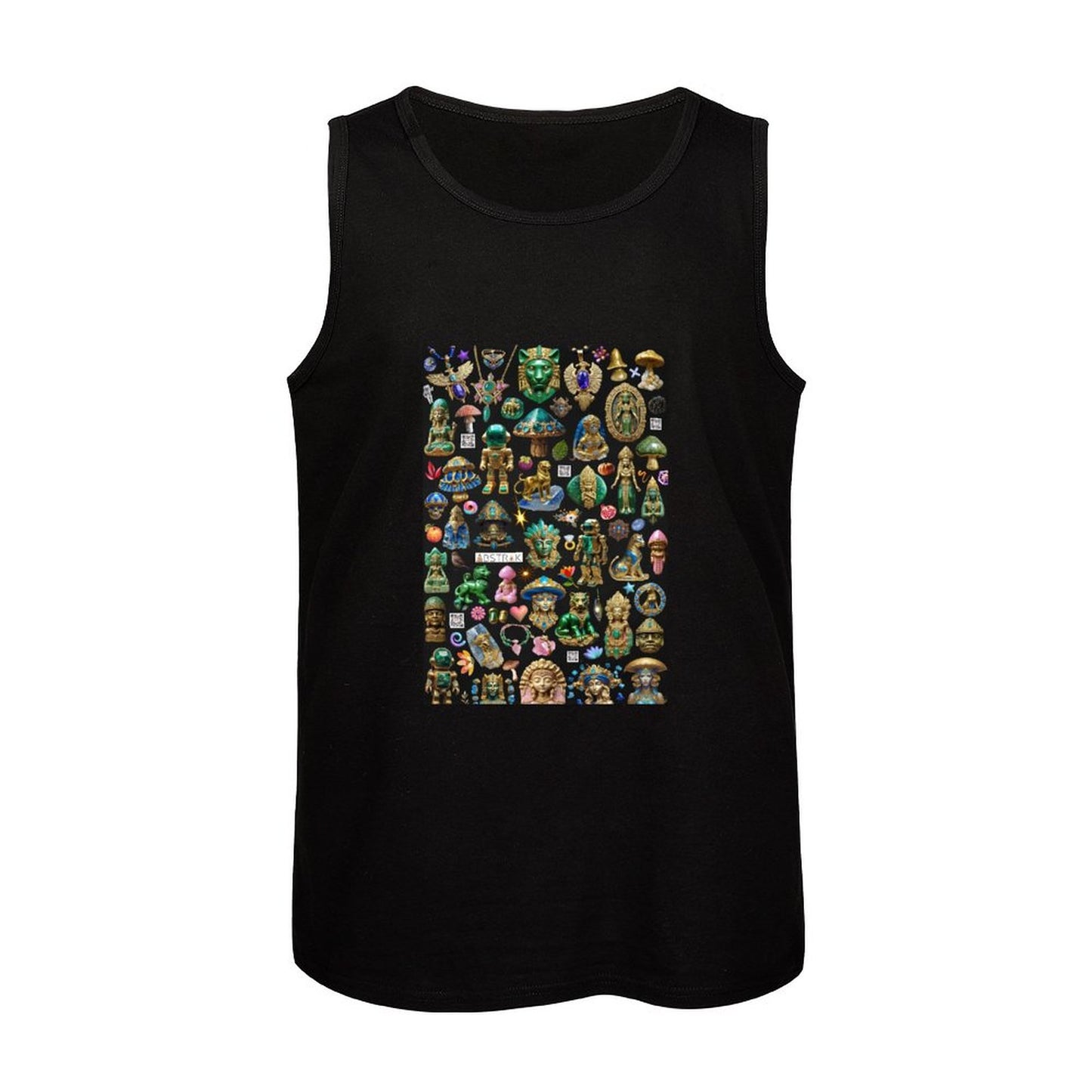 DTG 150gsm Custom Printed Tank Tops for Men Muscle Tees