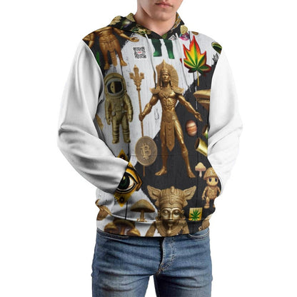 230gsm Men's Cool Hoodie with Double-layer Cap (All-Over Printing)