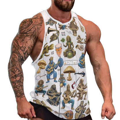 Men's Next Level Tank Top BKREV1 (All-Over Printing)