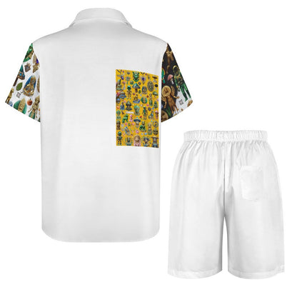 Short Sleeve Shirt and Shorts Set B339D1P (All-Over Printing)