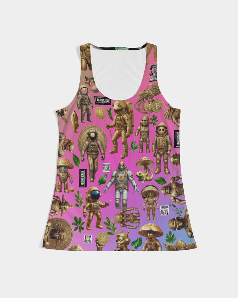 Alien Trendy Abstrak Collection Women's All-Over Print Tank