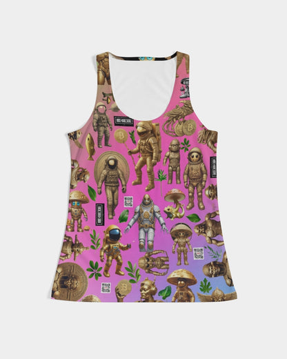 Alien Trendy Abstrak Collection Women's All-Over Print Tank