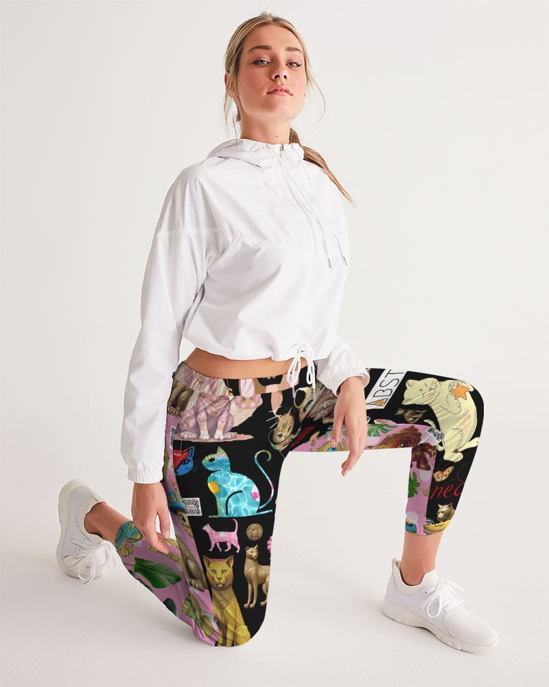 Leidy Abstrak Women's All-Over Print Track Pants