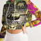 Robotic Abstrak Women's All-Over Print Cropped Hoodie