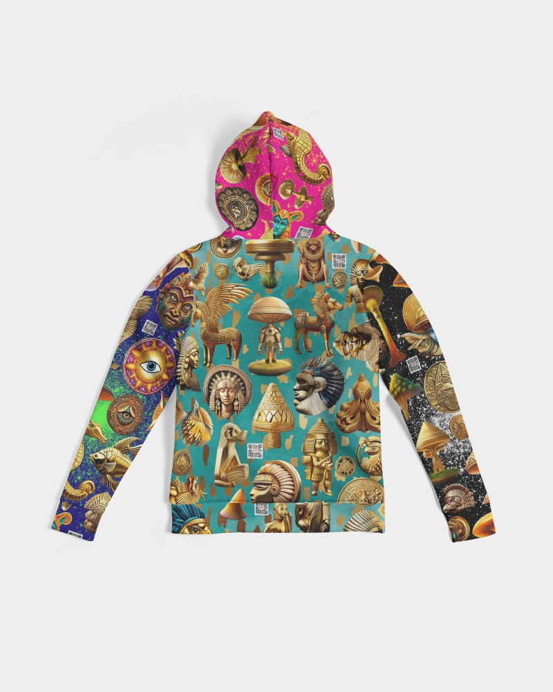 Nature Abstrak Women's All-Over Print Hoodie