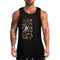 DTG 150gsm Custom Printed Tank Tops for Men Muscle Tees