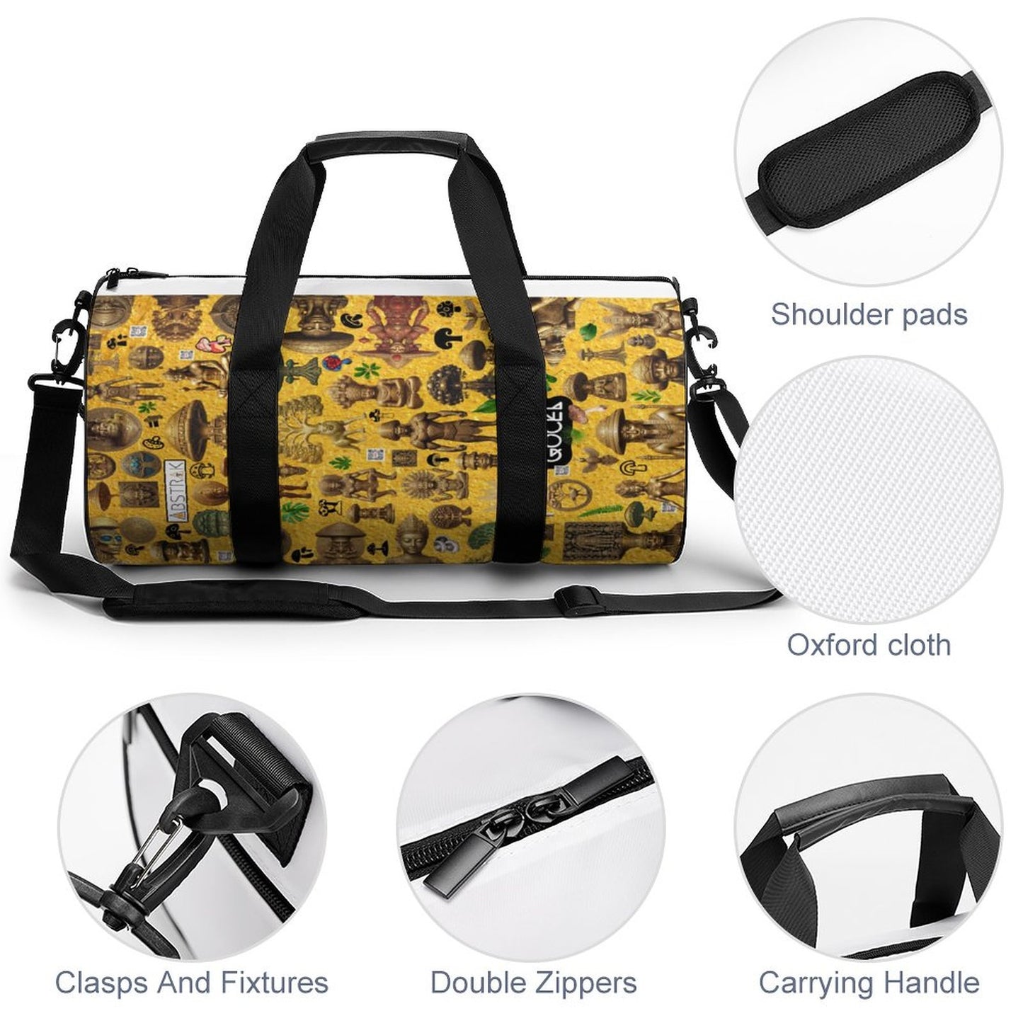 Cylindrical Gym Bag Q006