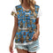 V-neck Short Sleeve T-Shirt VT (All-Over Printing)