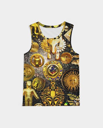 Ancient Abstrak Men's All-Over Print Sport Tank