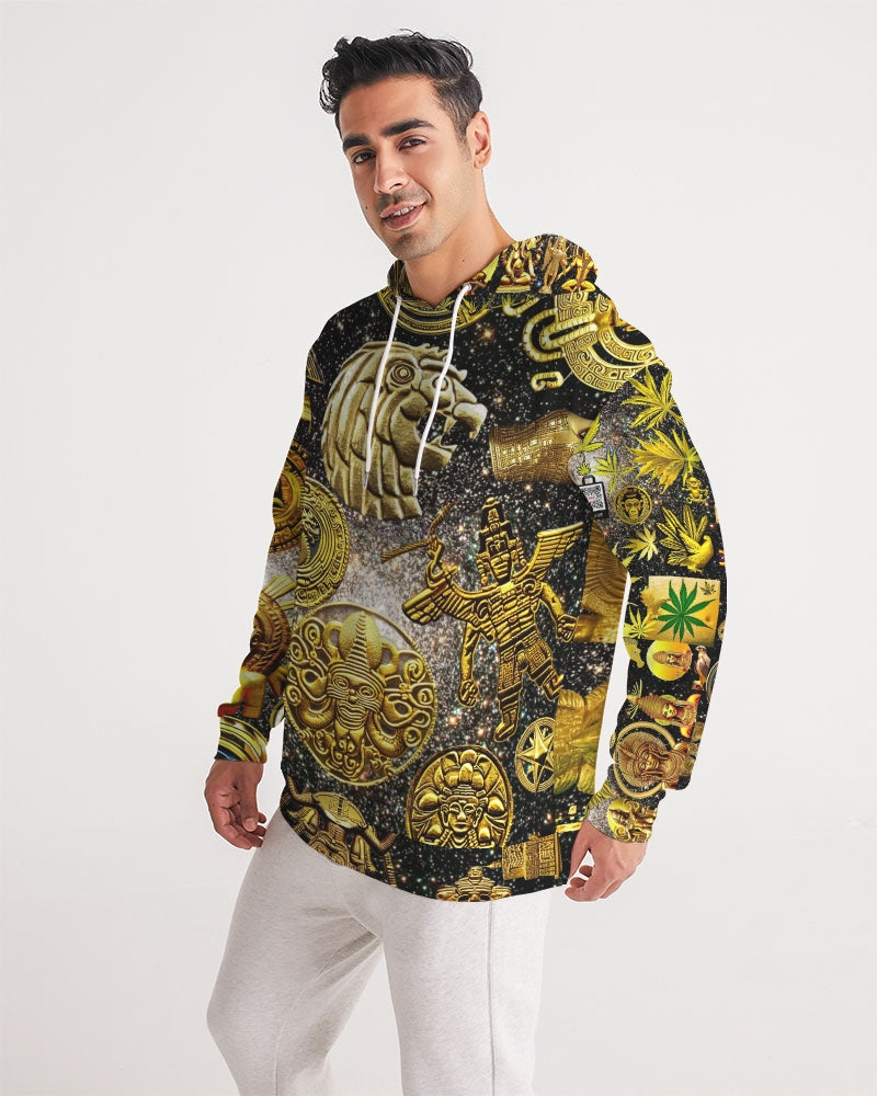 Ancient Abstrak Men's All-Over Print Hoodie