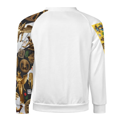 280gsm Men's Crewneck Sweatshirt Raglan A27H (All-Over Printing)