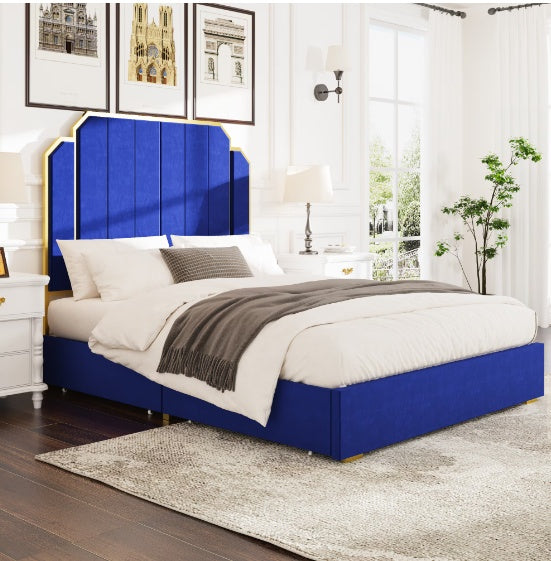 Navy Blue Bed