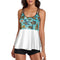 Tankini Two Piece Swimsuits QZ6072 (All-Over Printing on the Top)